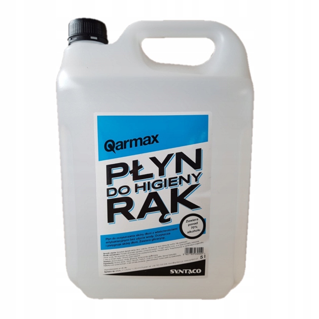 Qarmax Antybakteryjny Płyn Do Dezynfekcji 5L 70%AL