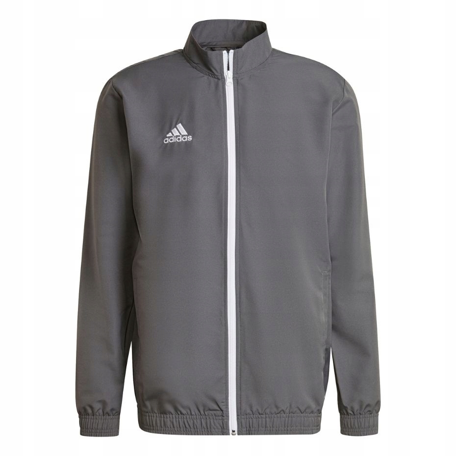 BLUZA MĘSKA ADIDAS Entrada 22 ROZPINANA szara L