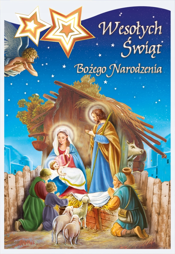

Pocztówka Kartka Boże Narodzenie Święta 1 Szt 232