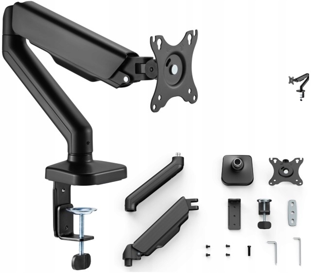 Nastavitelný držák a stojan na rameno monitoru k psacímu stolu pro monitor Aoc 24E3UM