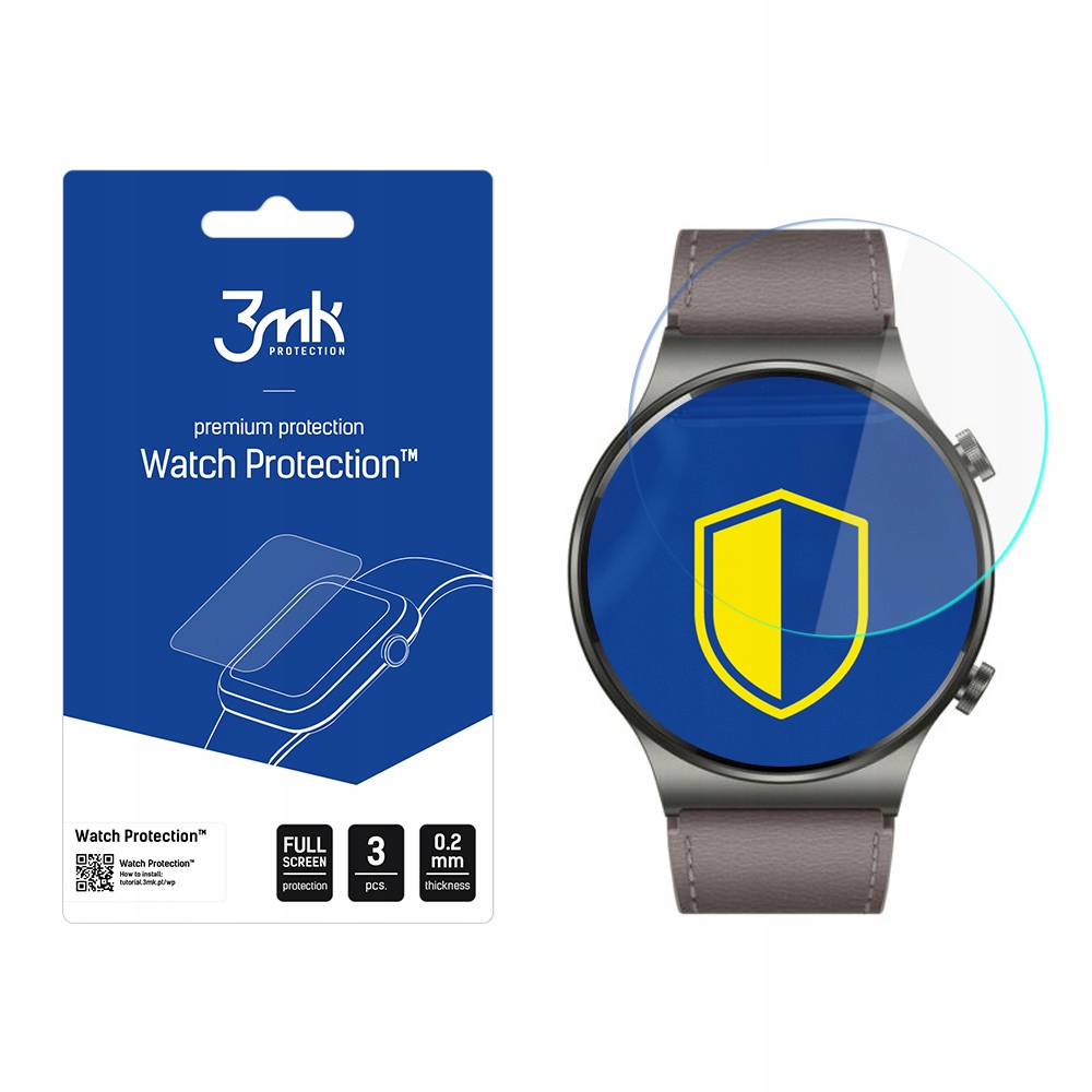 3MK Szkło Hybrydowe Do Huawei Watch Gt 2 Pro Classic Ochrona Ekranu
