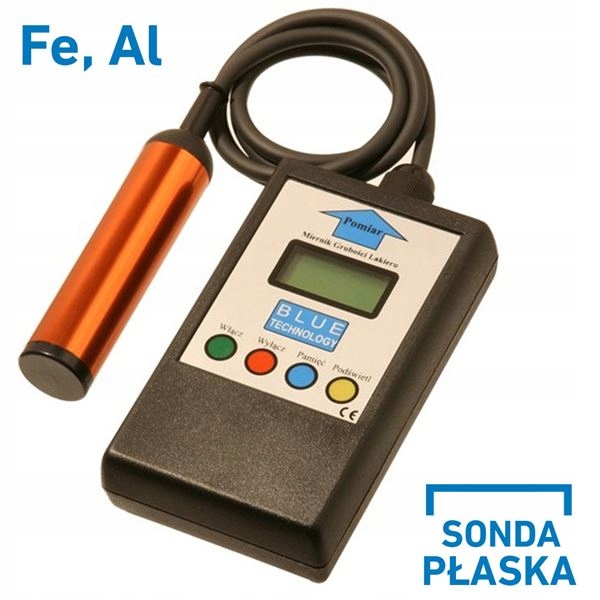 MIERNIK GRUBOŚCI LAKIERU STAL ALUMINIUM TESTER