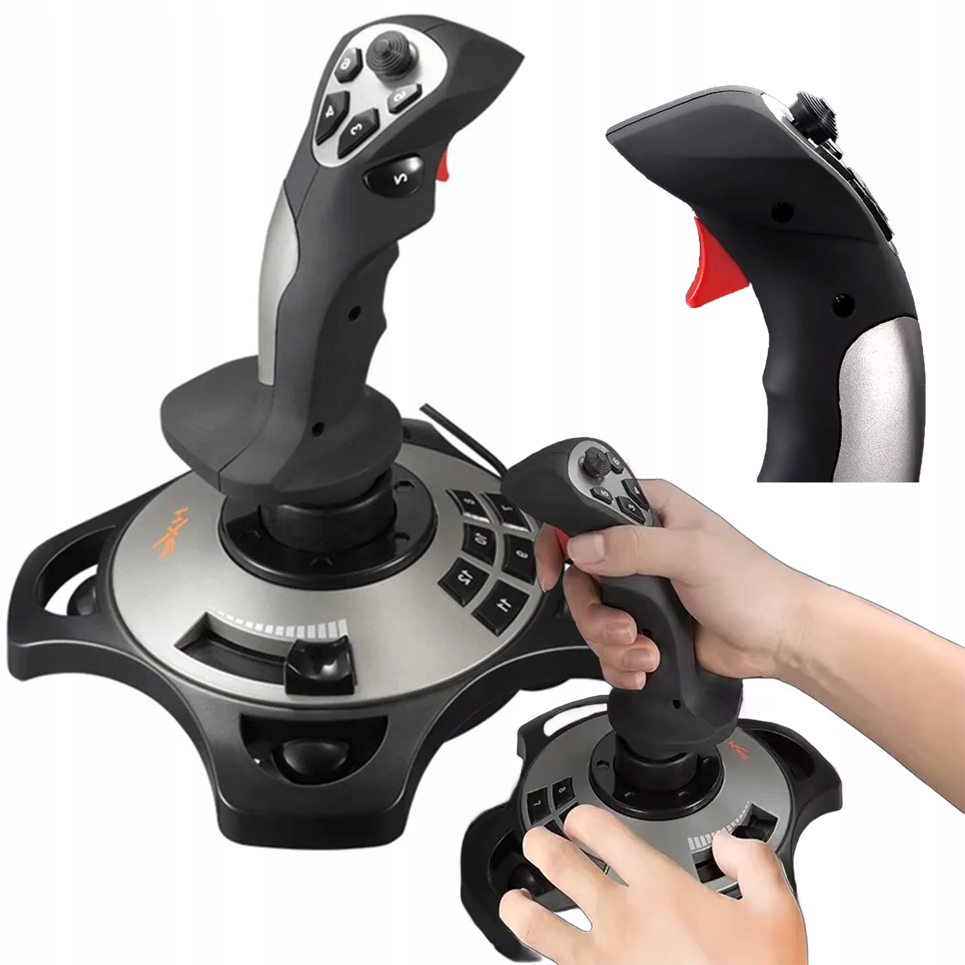 Joystick Simulátor letu PXN-2113 Pro Pc Kokpit Stick Vibrácie lietadla