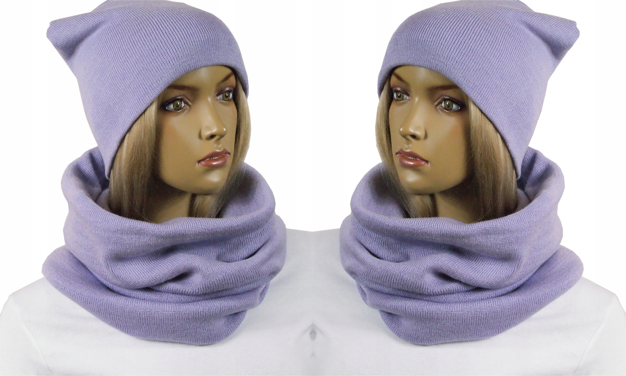 KOMPLET CZAPKA + KOMIN _SZAL_TUBA # 46 Płeć kobieta