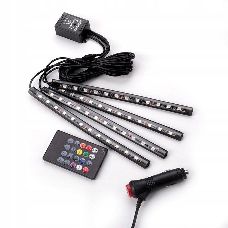 Ledy LED Taśma RGB NEONY do wnętrza samochodu AUTA Typ samochodu Samochody osobowe Samochody dostawcze