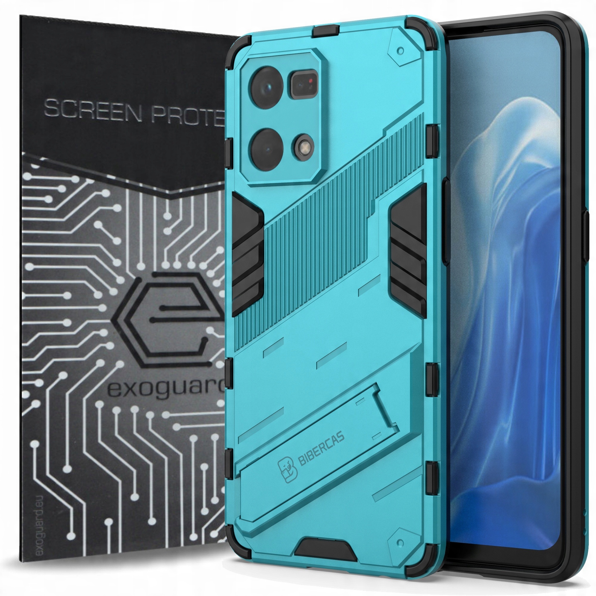 

Obudowa Etui Pancerne Szkło do Oppo Reno 7 (4G)