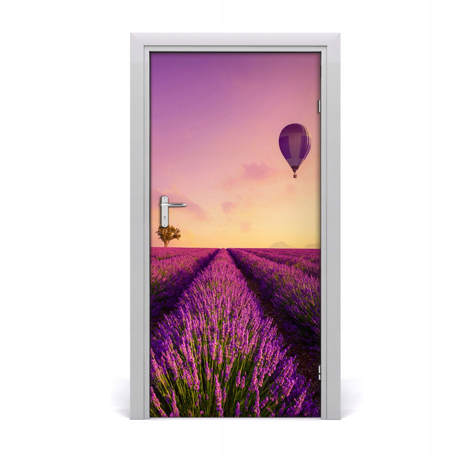 

Fototapeta samoprzylepna na drzwi Pole lawendy