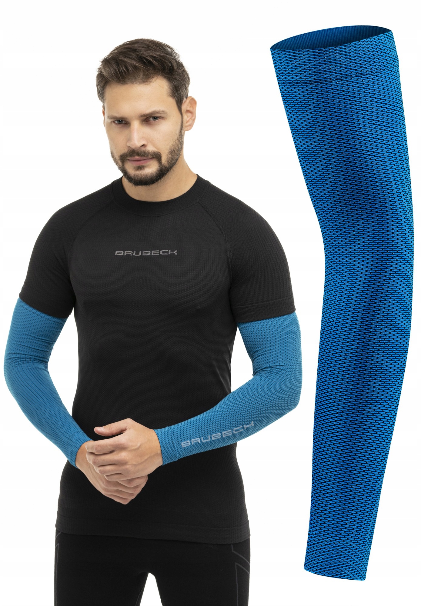 

Brubeck Elastyczne Cienkie rękawki kolarskie L/XL