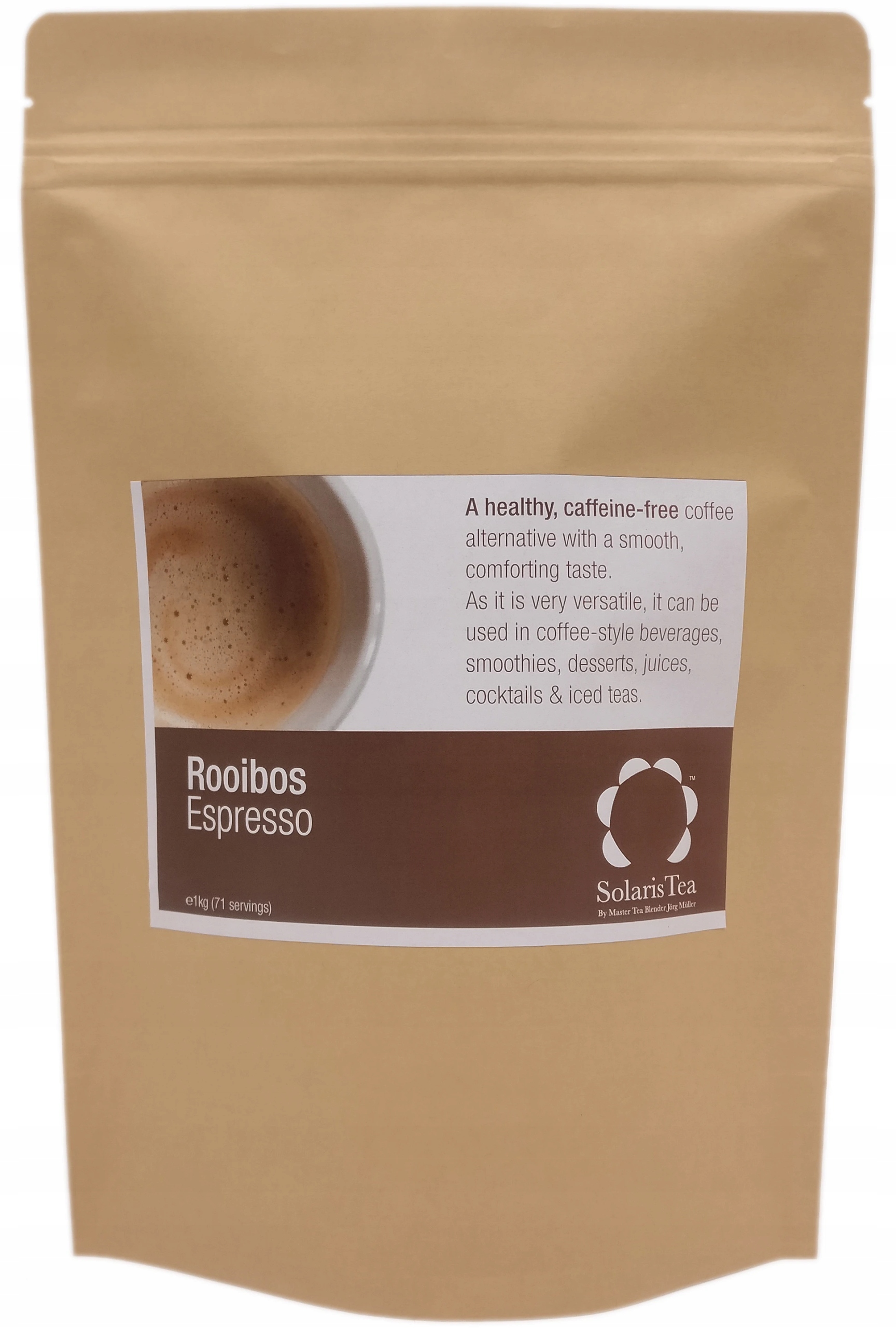 Rooibos Espresso Solaris Tea 500g sypaný čaj Bio