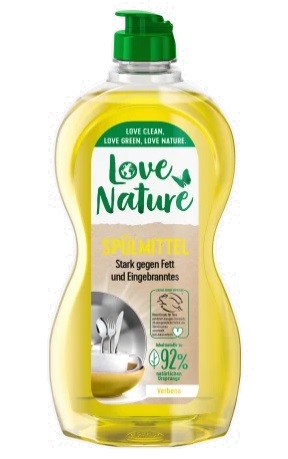 

Love Nature, Płyn do naczyń, Verbena, 450 ml