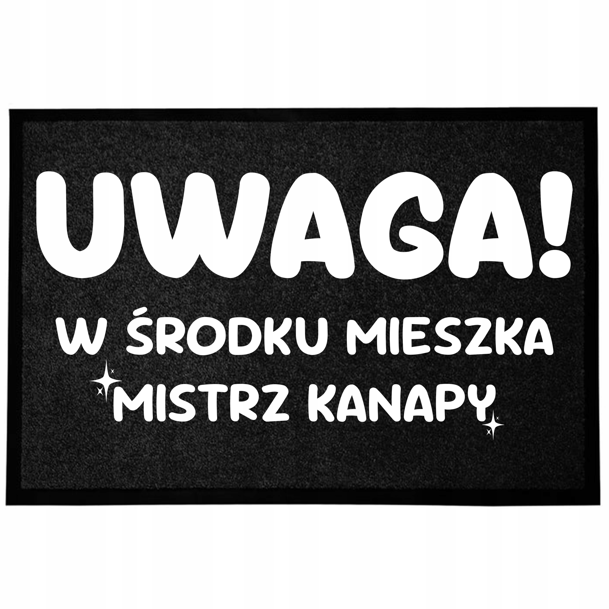 Vstupní Rohožka Monochrom 40X60 Dekorace Módní Potisk Černá Dárek