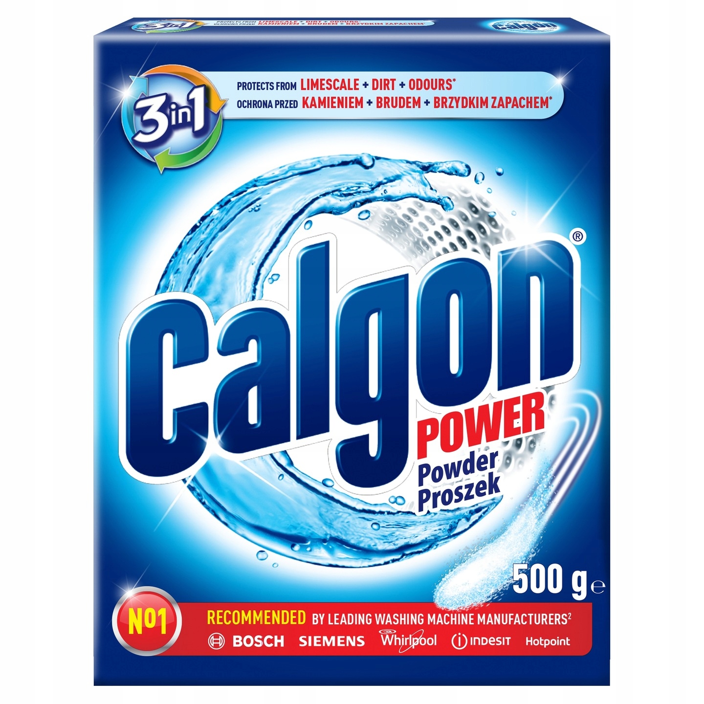 

Calgon odkamieniacz do pralki proszek 3w1 500g