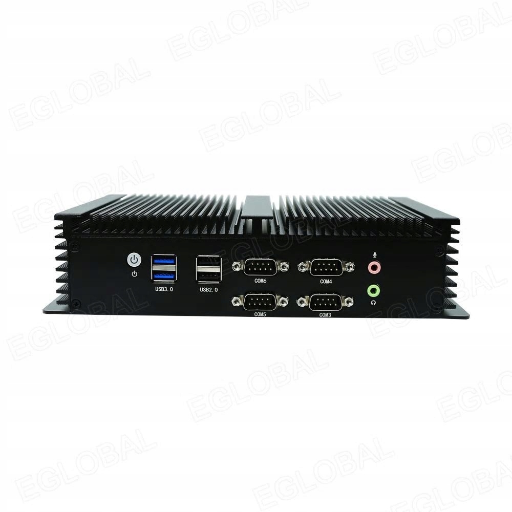 Komputer przemysłowy Fanless GK1 Intel USB COM GPIO 2.5Gb HDMI VGA WiFi Kolor czarny