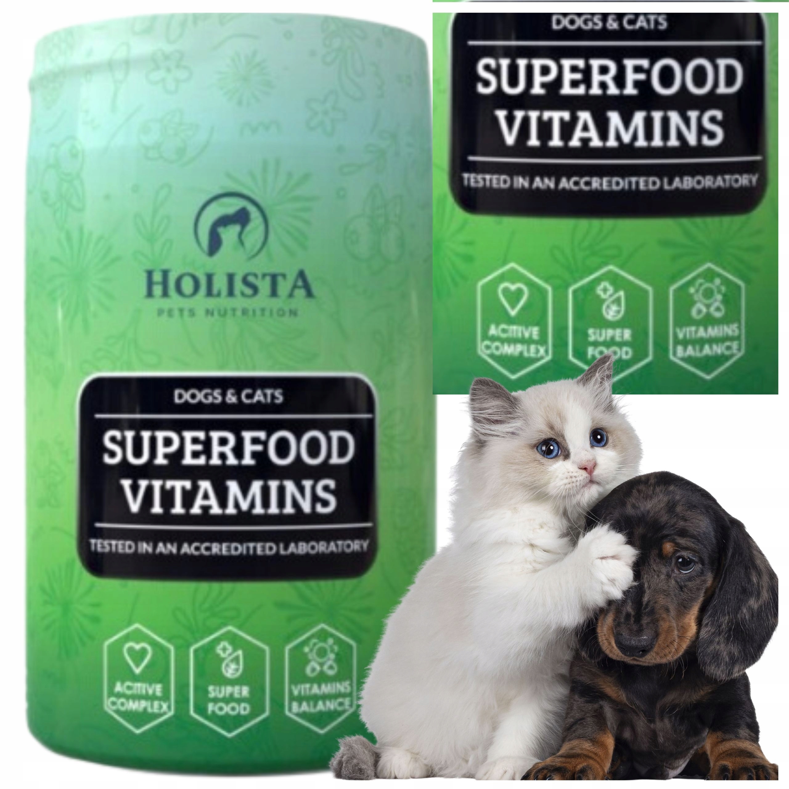 Levně Vitamíny Pro Psa Holista Superfood Vitamins Junior 200 G Doplňky Stravy Pro Psy