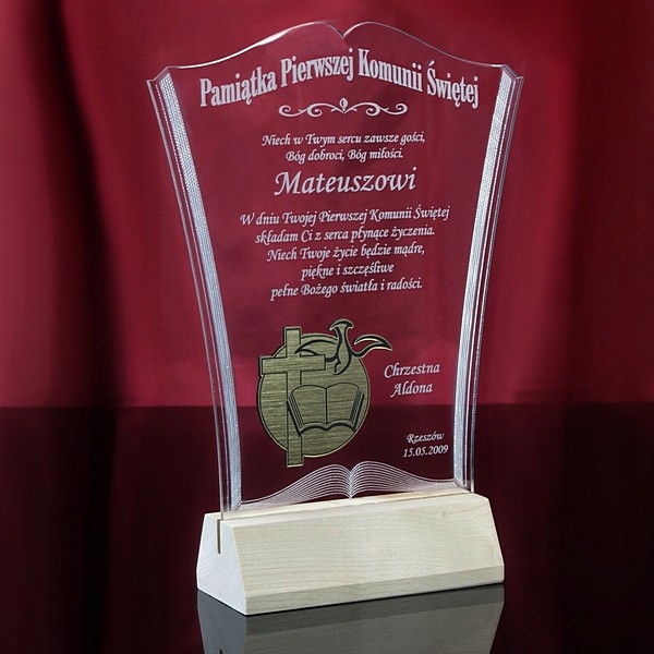 Pamiątka Pierwszej Komunii Świętej Komunia Wysokość 22 cm