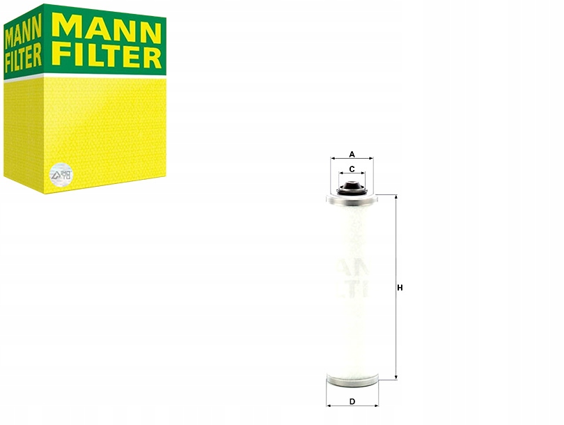 FILTR ODPOWIETRZENIA SKRZYNI KORBOWEJ MANN-FILTER