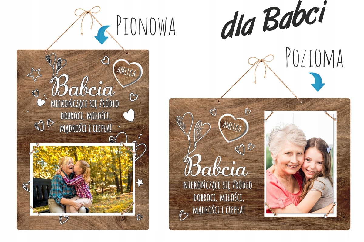 Dzień Babci Dziadka ramka zdjęcie życzenia Grawer Kod producenta AT-DBDR2