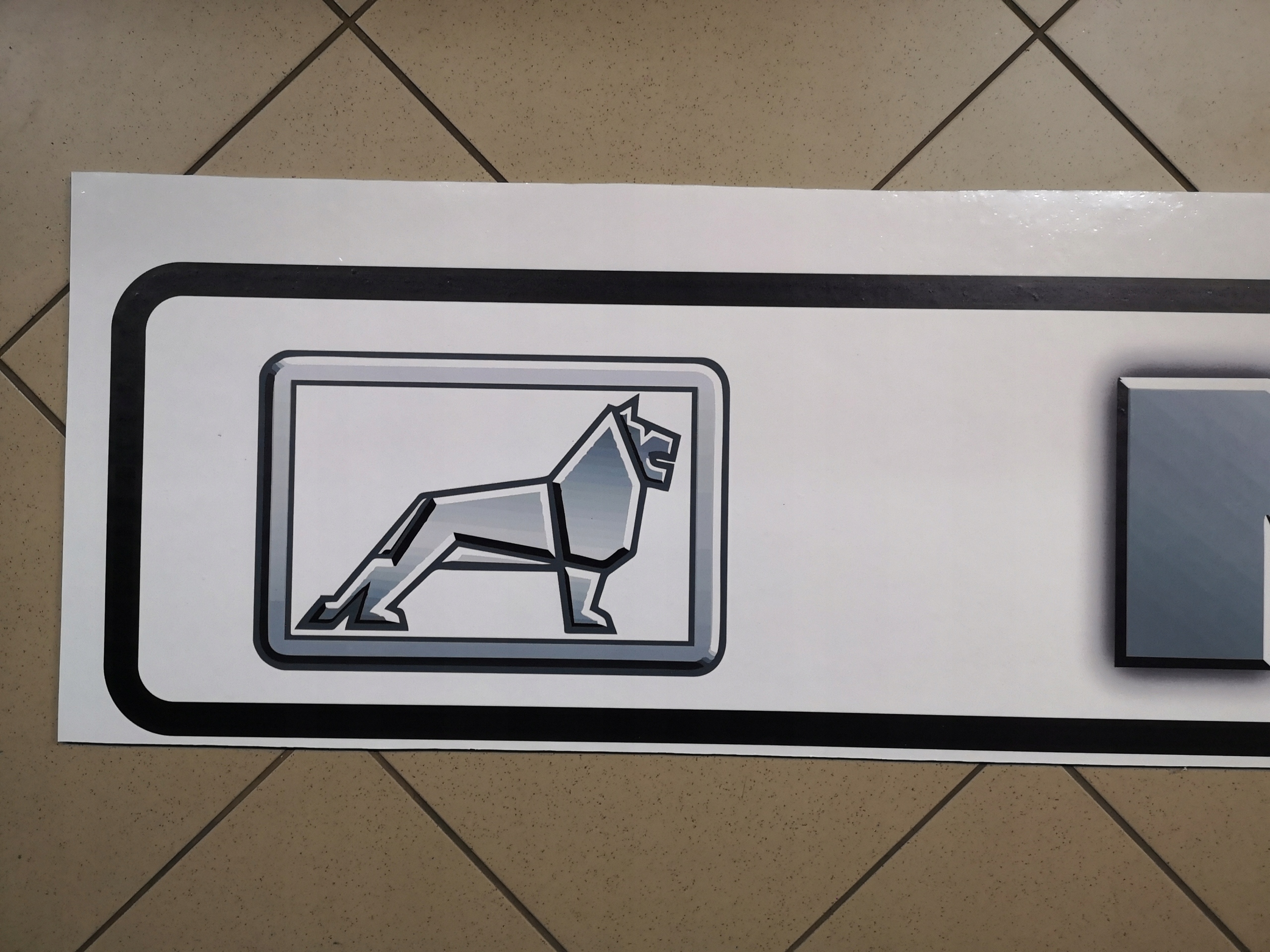 Chlapacz fartuch naczepy przyczepy MAN bialy Installation side Rear