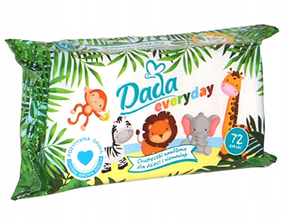 CHUSTECZKI NAWILŻANE DADA EVERYDAY PACZKA 72 szt.