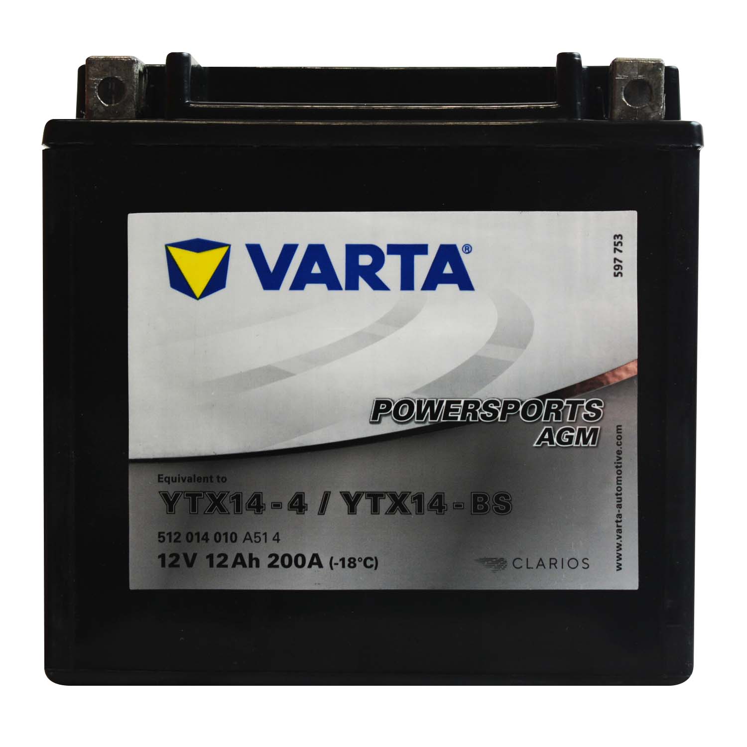 

Varta YTX14-BS YTX14-4 12V 12AH 200A Uruchomiony!