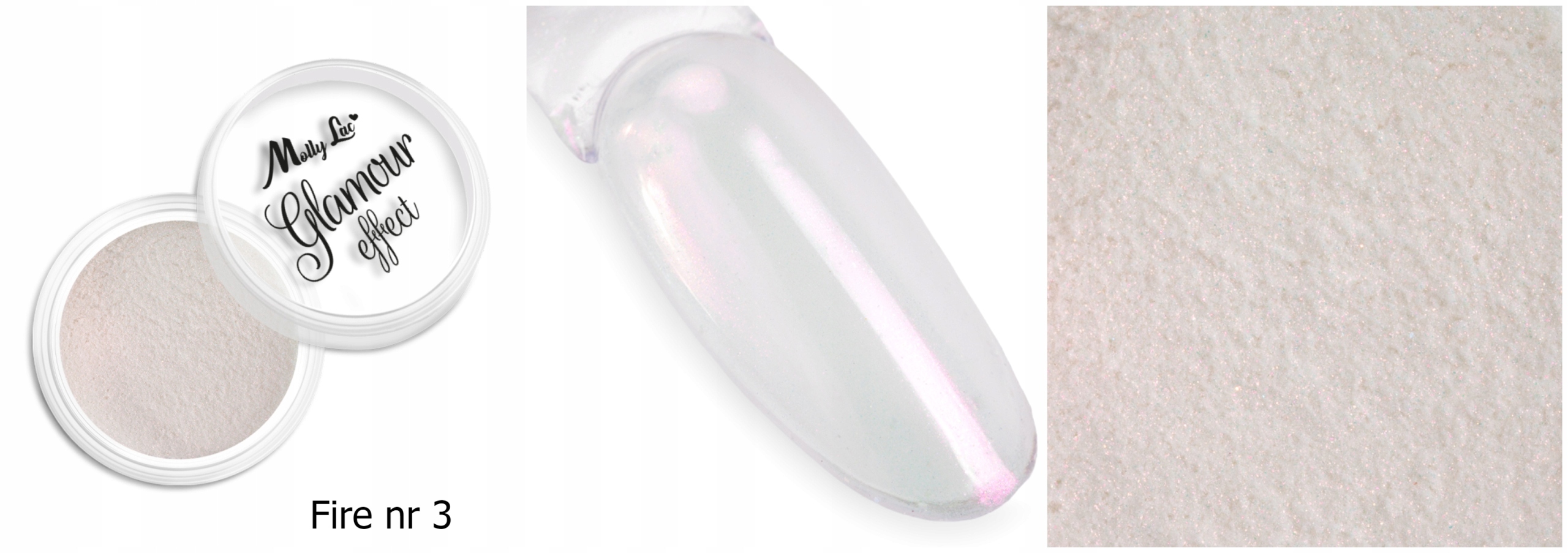 PYŁEK DO ZDOBIEŃ PERŁOWY MIRROR GLAMOUR EFEKT OPAL MOLLYLAC Kod producenta 532160