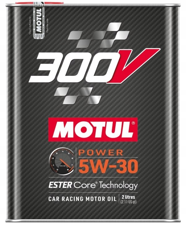 Olej Motul 5V30 2L 300V Power Ester Core Technology 5V30 300V Power 2L