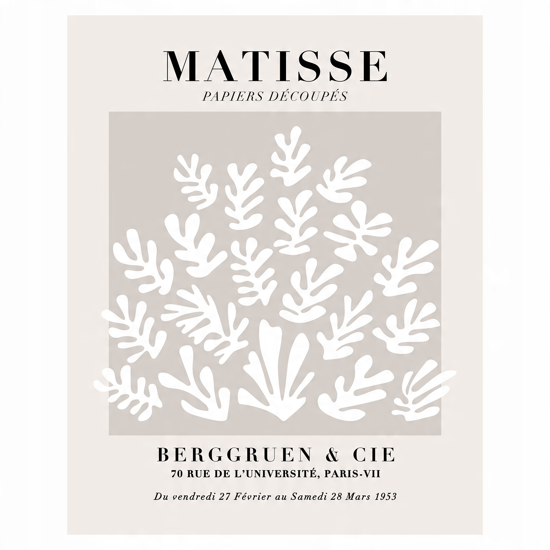 

Plakat 40x50 Henri Matisse Papiers Decoupes N08
