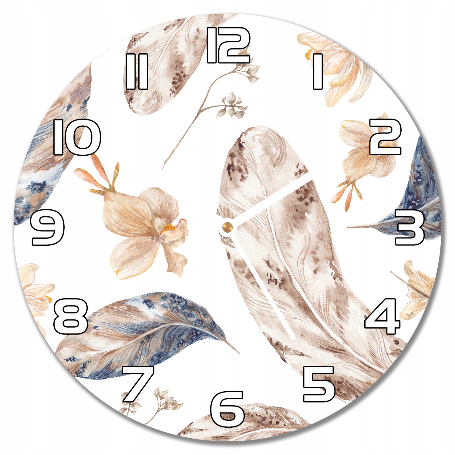 

Szklany zegar na prezentSpadające liście f30 cm