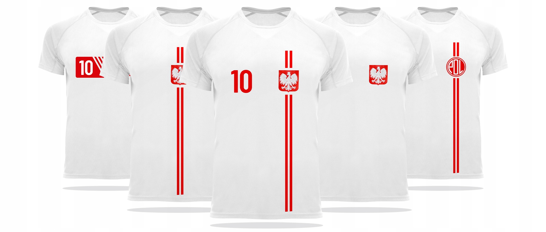 Koszulka Reprezentacji Polski z Twoim Imieniem Linia plus size (duże rozmiary)