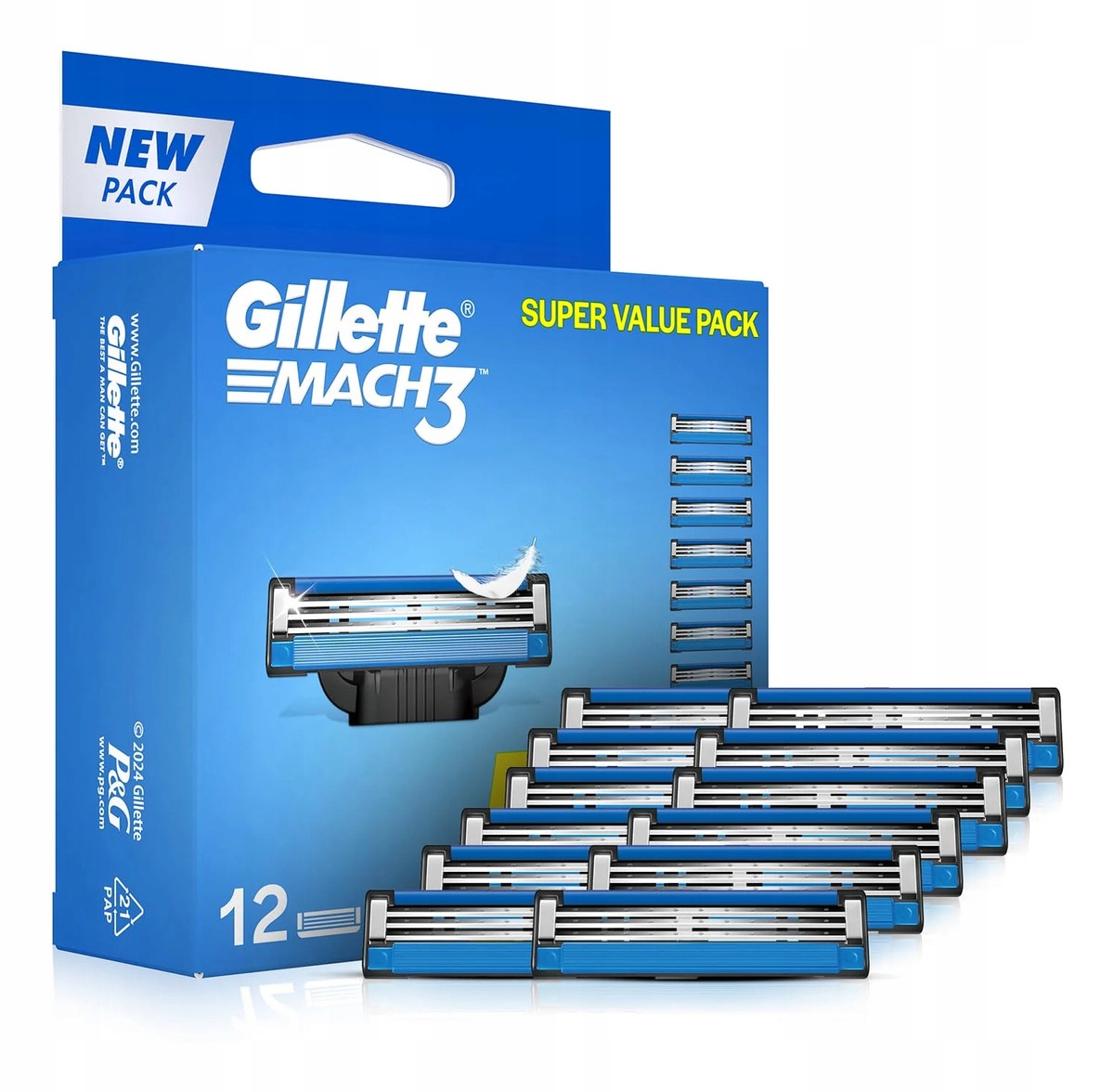 Gillette Mach3 – vyměnitelné čepele pro holicí strojek