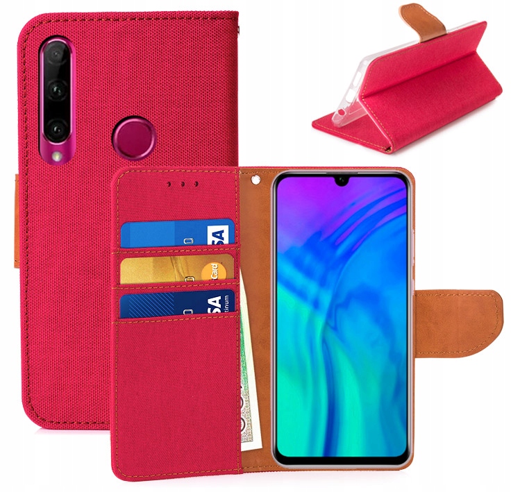 

Etui Portfel Canvas do Honor 20 Lite
