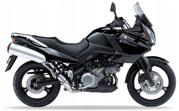 Samolepky Na Motocykl Juula Pro Suzuki DL 1000 V-strom 2004-2006 Černé Yay