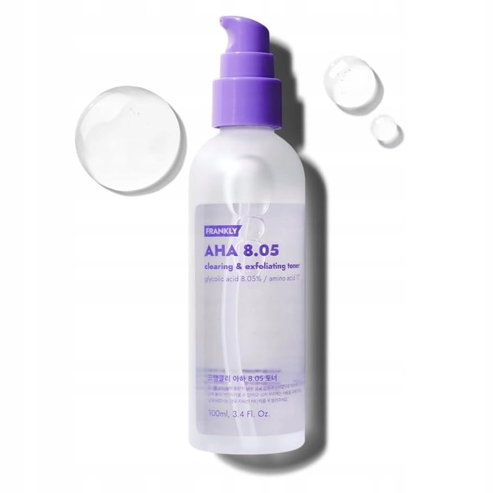Frankly Aha 8.05 Clearing & Exfoliating Toner 100 ml exfoliační tonikum