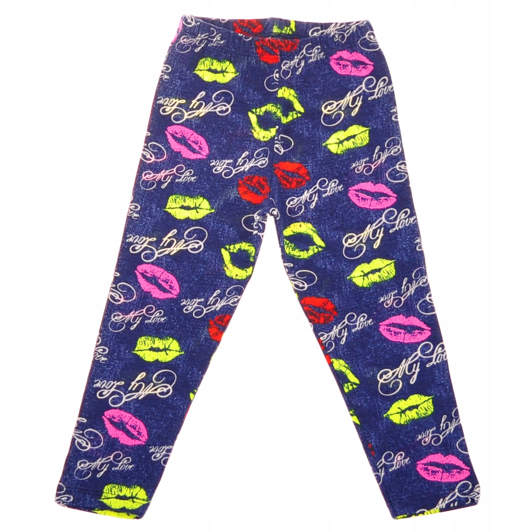 

Legginsy w neonowe Usta a'la jeans Getry r.122