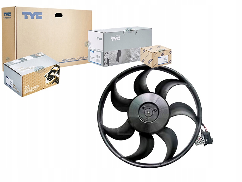 TYC/825-0021/ZAPS - TYC ВЕНТИЛЯТОР РАДІАТОРА (З КОРПУСОМ) OPEL ASTRA H