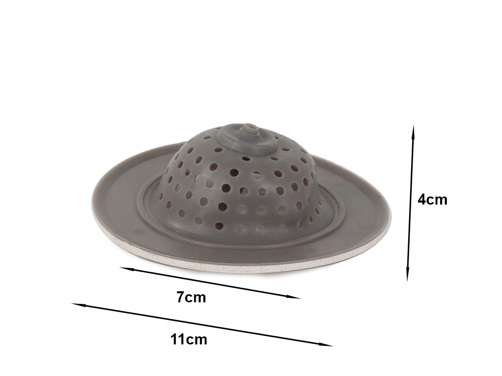 SITKO SILIKONOWE FILTR DO ZLEWU ODPŁYWU KUCHNI Średnica 11 mm