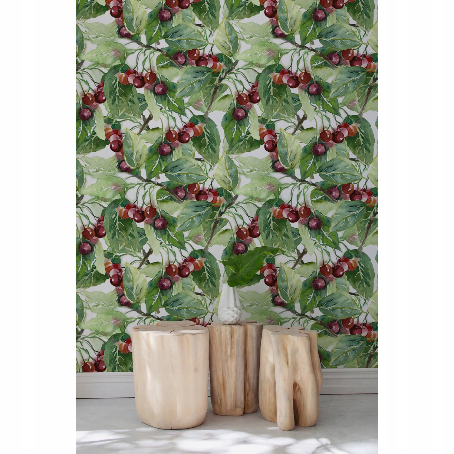 

Samoprzylepna tapeta na ścianę Czereśnie 104x70cm