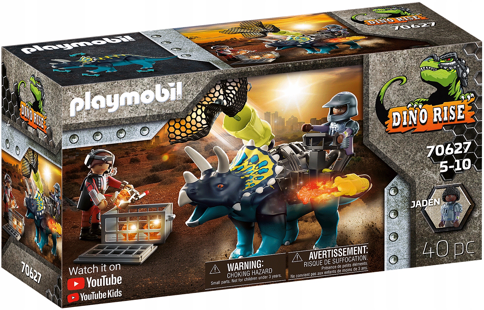 

Playmobil 70627 Triceratops Spór O Kamienie Dono
