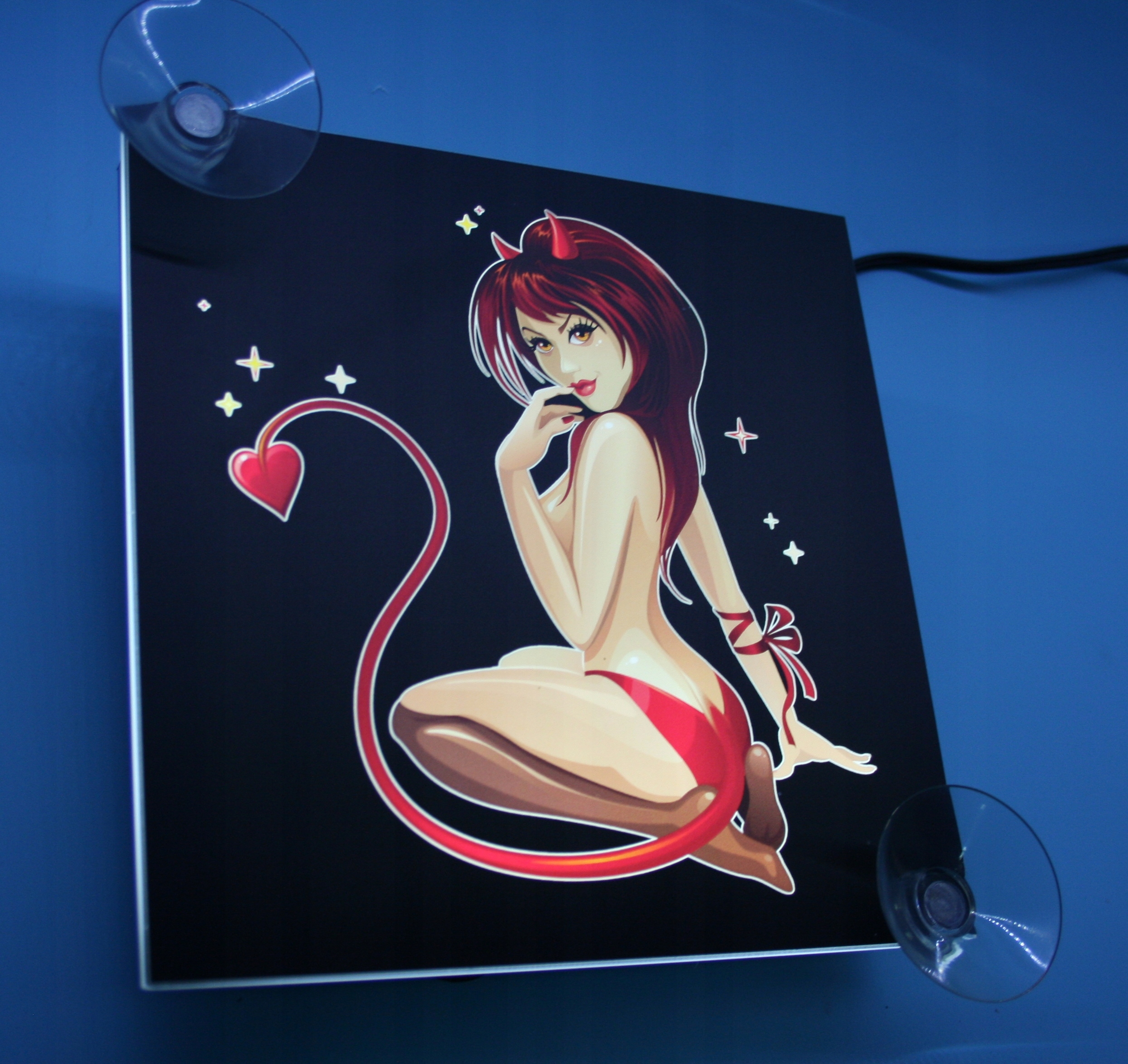 Светодиодная угловая табличка TIR с подсветкой_motyw 120