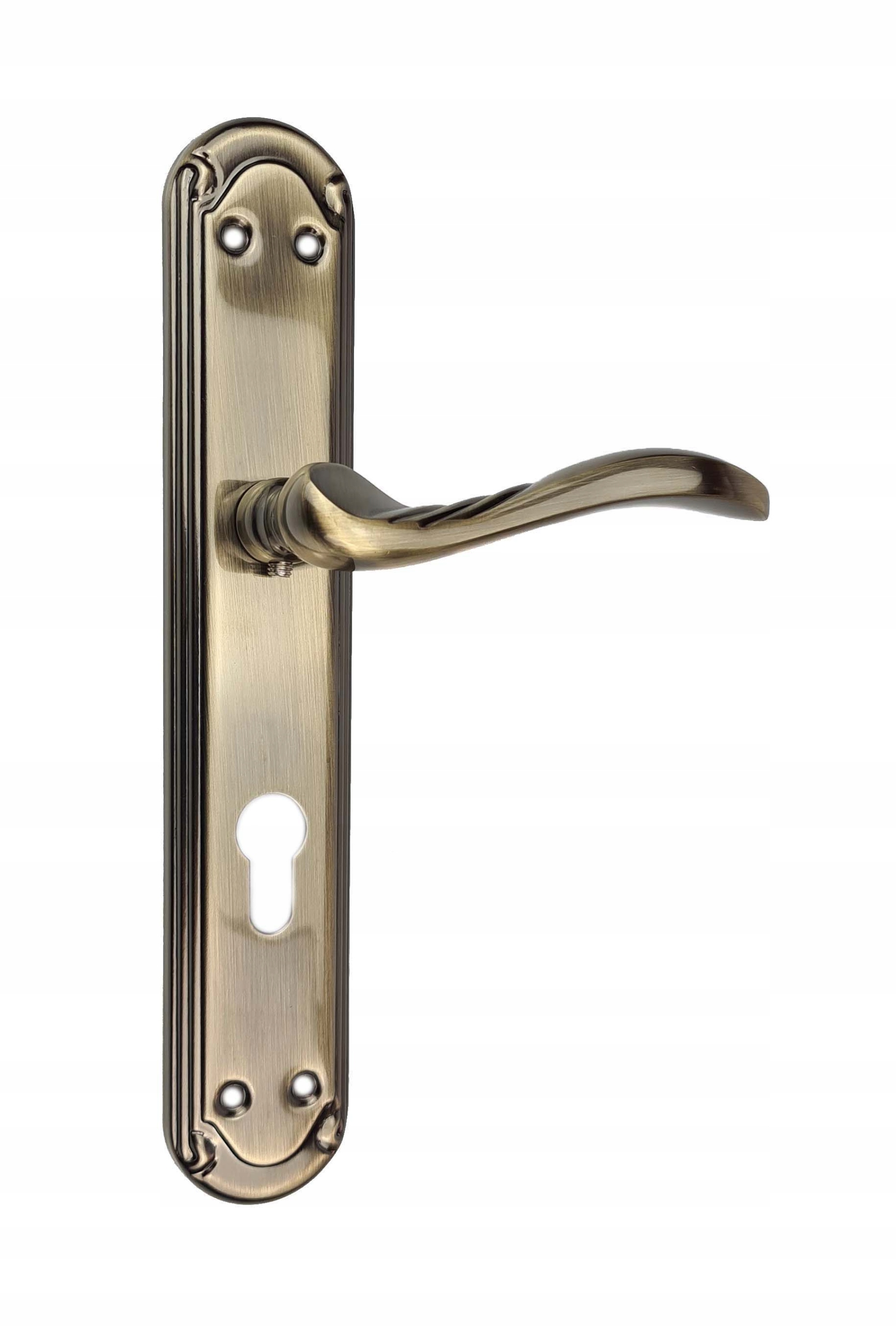 

Klamka Drzwiowa Petra 90 mm Wkład Patyna