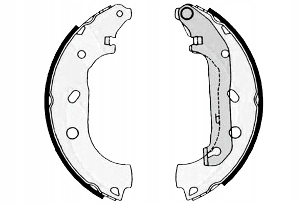 Brzdové Čelisti Brembo 2T142200AA 1365486 438734