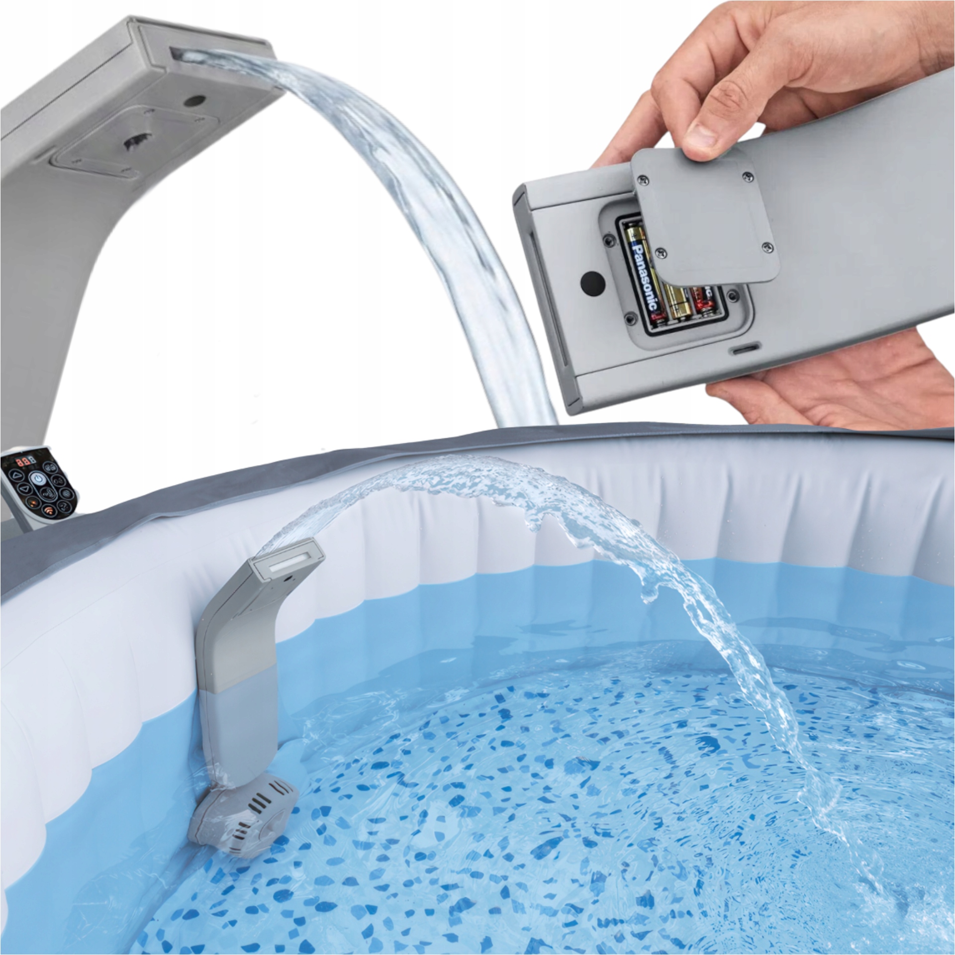 Vodopád Do Jacuzzi Kaskáda Vodná opona Fontána Do Vírivky