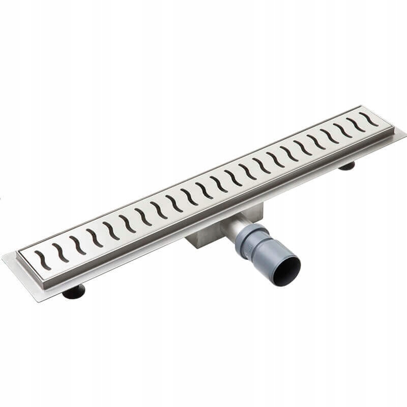 

Odpływ Liniowy 50CM Wzór Fale Stal Nierdzewna 304