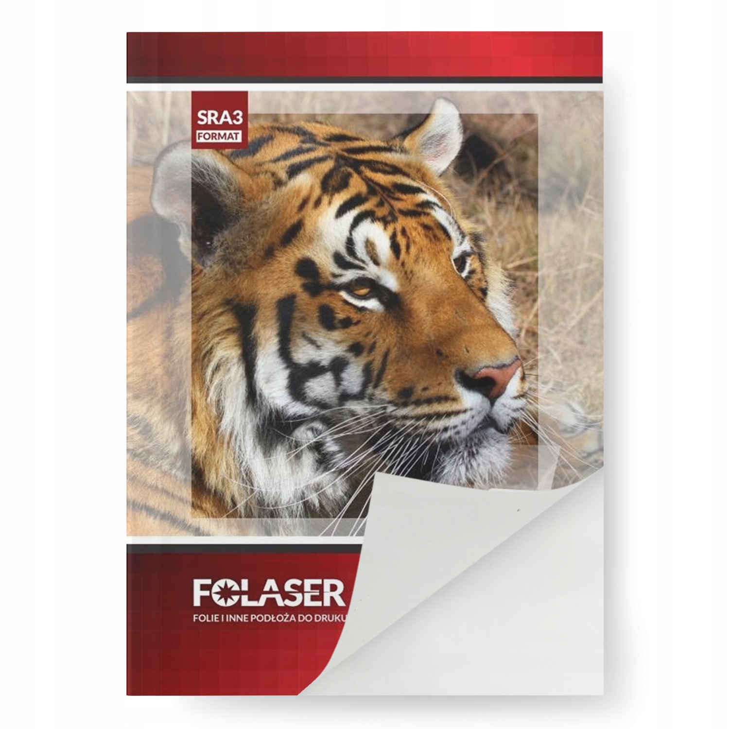 Matná biela samolepiaca fólia pre laserové tlačiarne 50SRA3