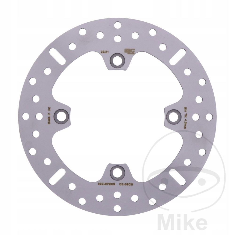 Brzdový kotúč zadný Ebc MD6013D