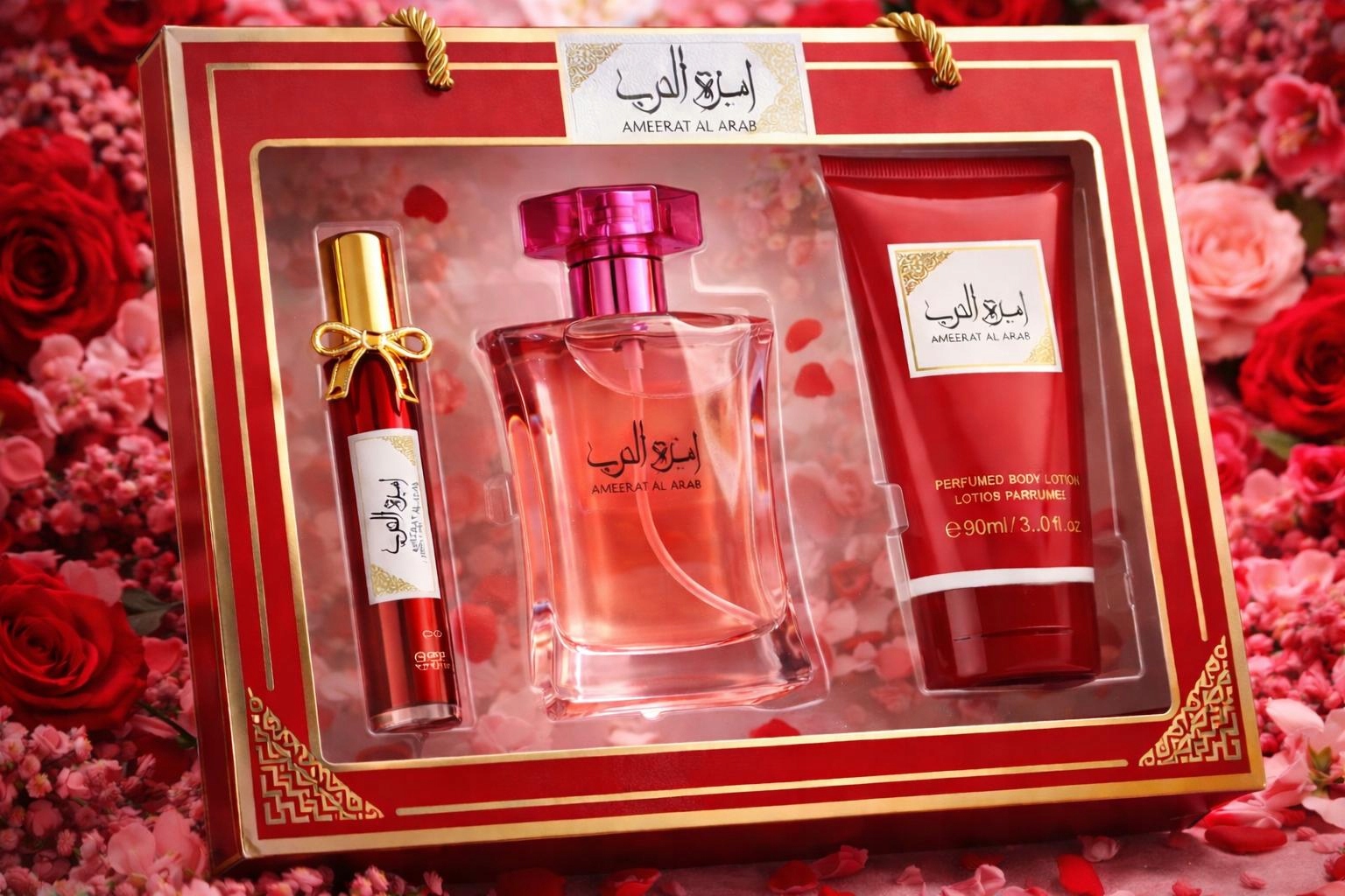 Ameerat Al Arab – Dárková sada parfémů (červená edice)