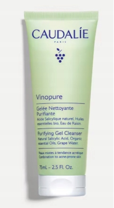 Caudalie Vinopure oczyszczający żel myjący z kwasem salicylowym Mini
