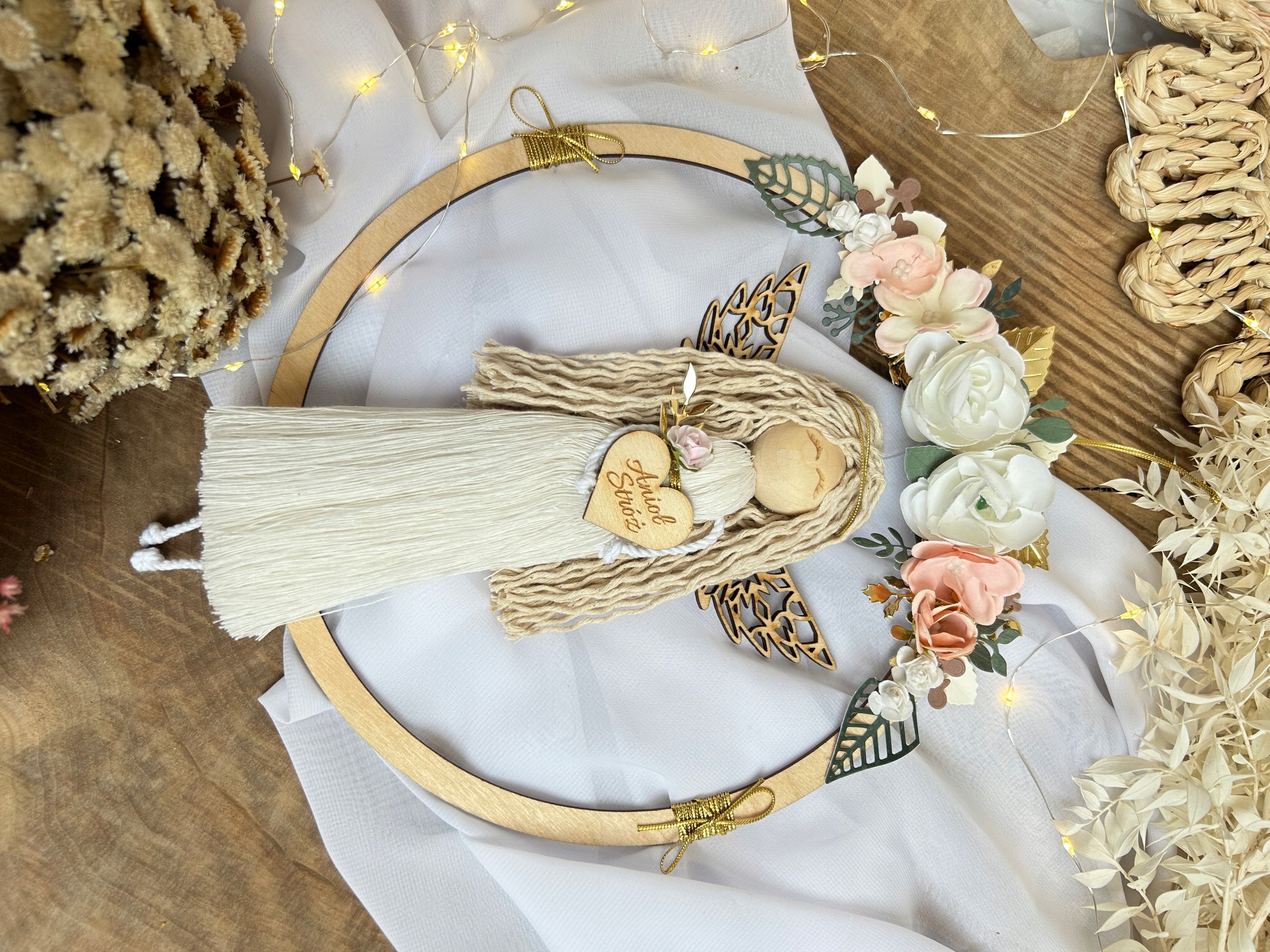 Anděl strážný andílek pro štěstí památka na křest svaté přijímání svaté výročí