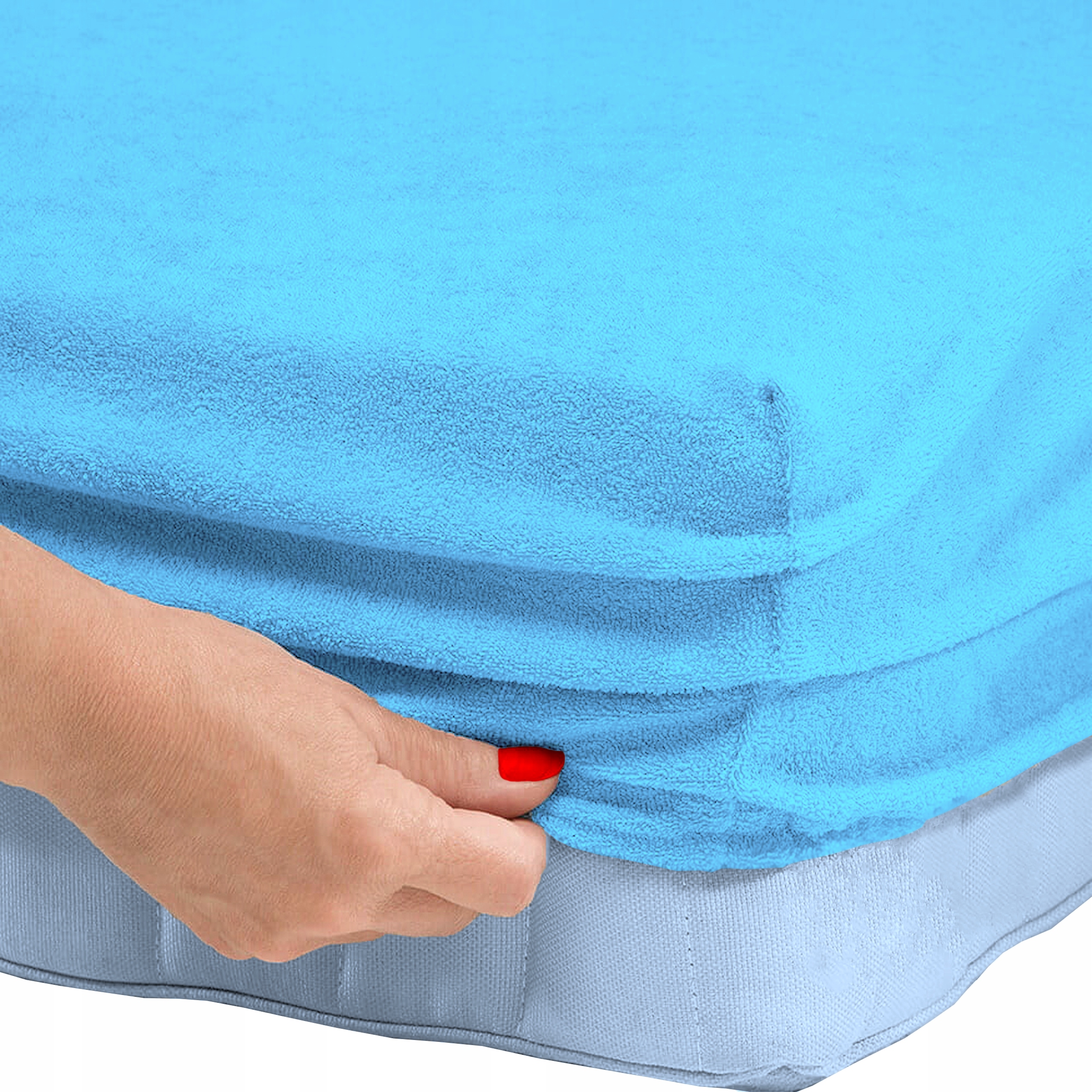 PRZEŚCIERADŁO NIEPRZEMAKALNE JERSEY 90x200 GUMKĄ