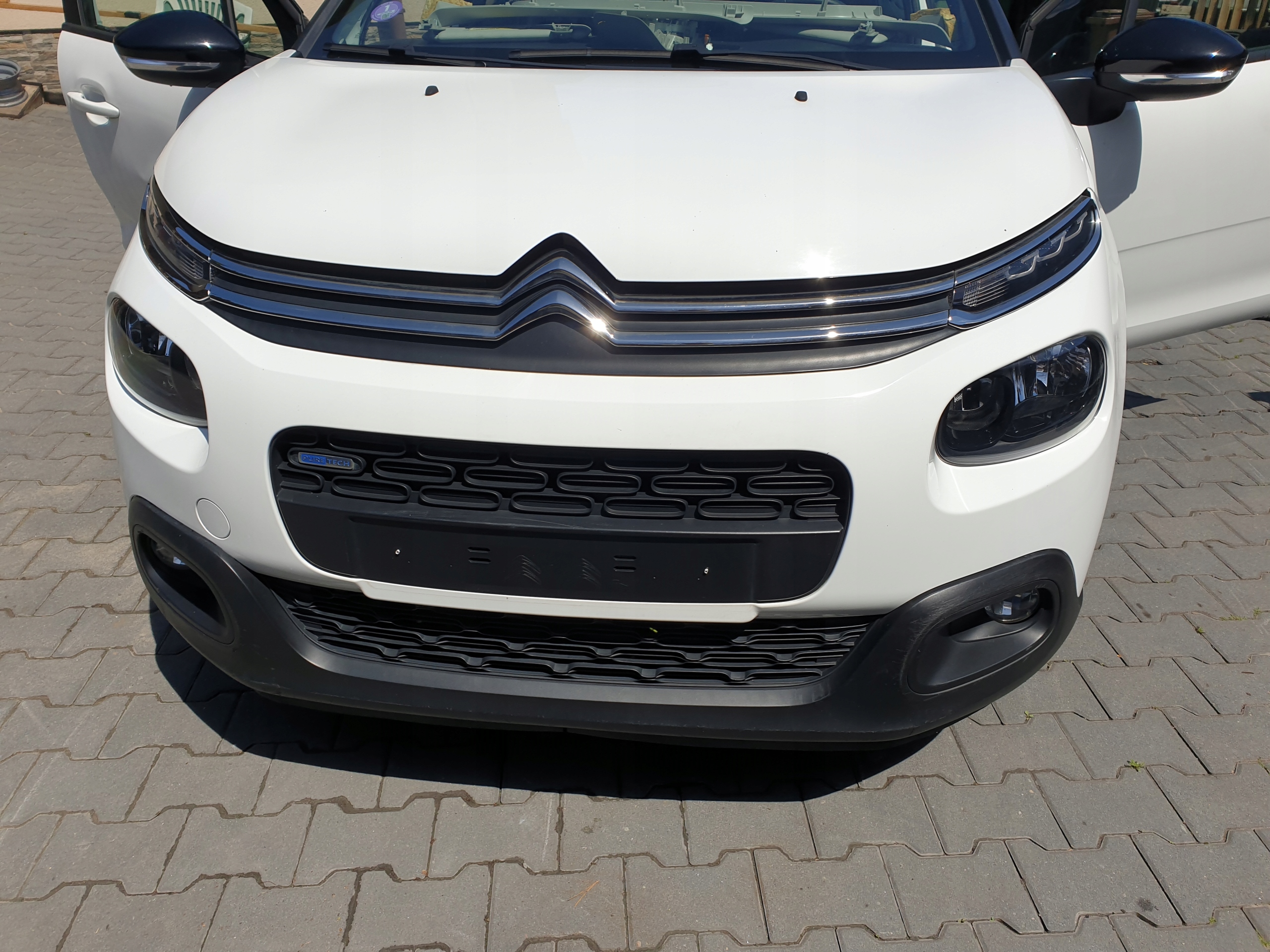 bumper bonnet fender support panel for radiators lights CITROEN C3 III 2016- colour EWPB